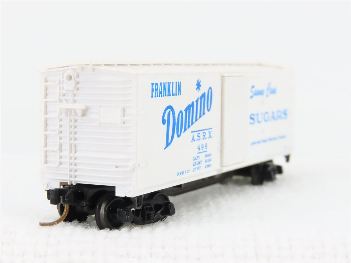 N Scale Micro-Trains MTL 42020 ASRX Domino Sugars 40&#39; Wood Boxcar #499