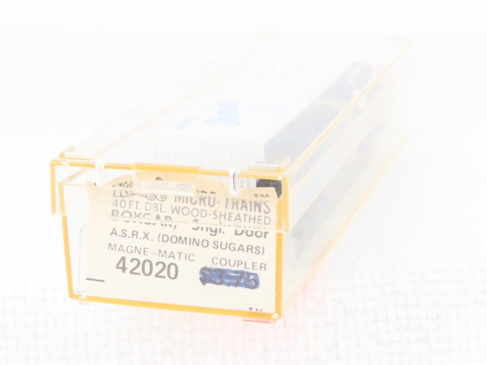 N Scale Micro-Trains MTL 42020 ASRX Domino Sugars 40' Wood Boxcar #499