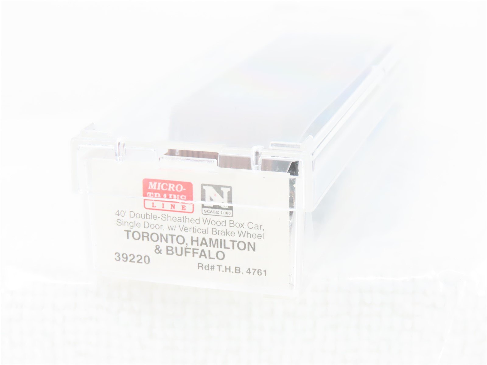 N Scale Micro-Trains MTL 39220 TH&B Toronto, Hamilton & Buffalo 40' Boxcar #4761