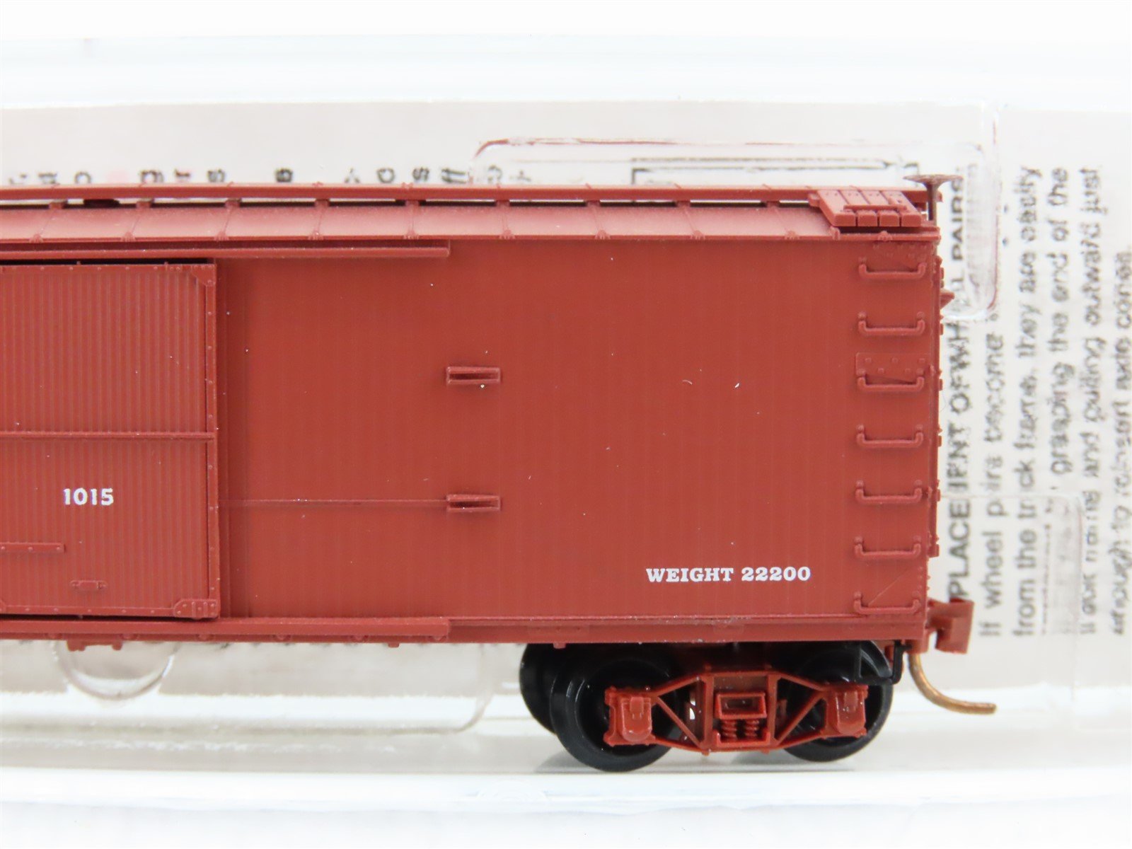 N Scale Micro-Trains MTL 39180 V&T Virginia & Truckee 40' Wood Boxcar #1015