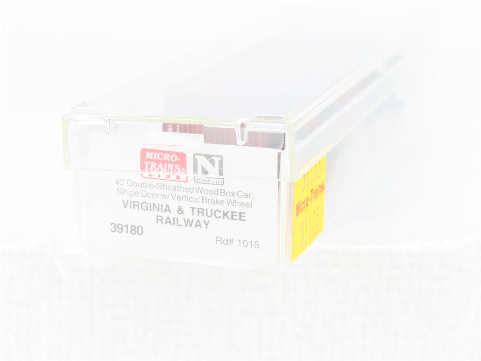 N Scale Micro-Trains MTL 39180 V&T Virginia & Truckee 40' Wood Boxcar #1015