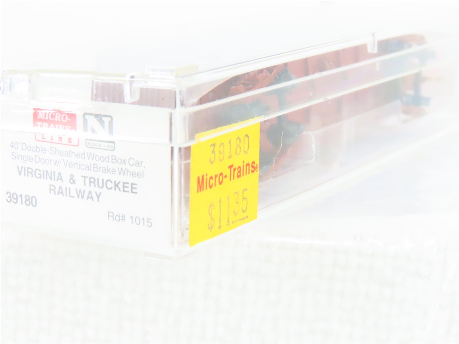 N Scale Micro-Trains MTL 39180 V&T Virginia & Truckee 40' Wood Boxcar #1015