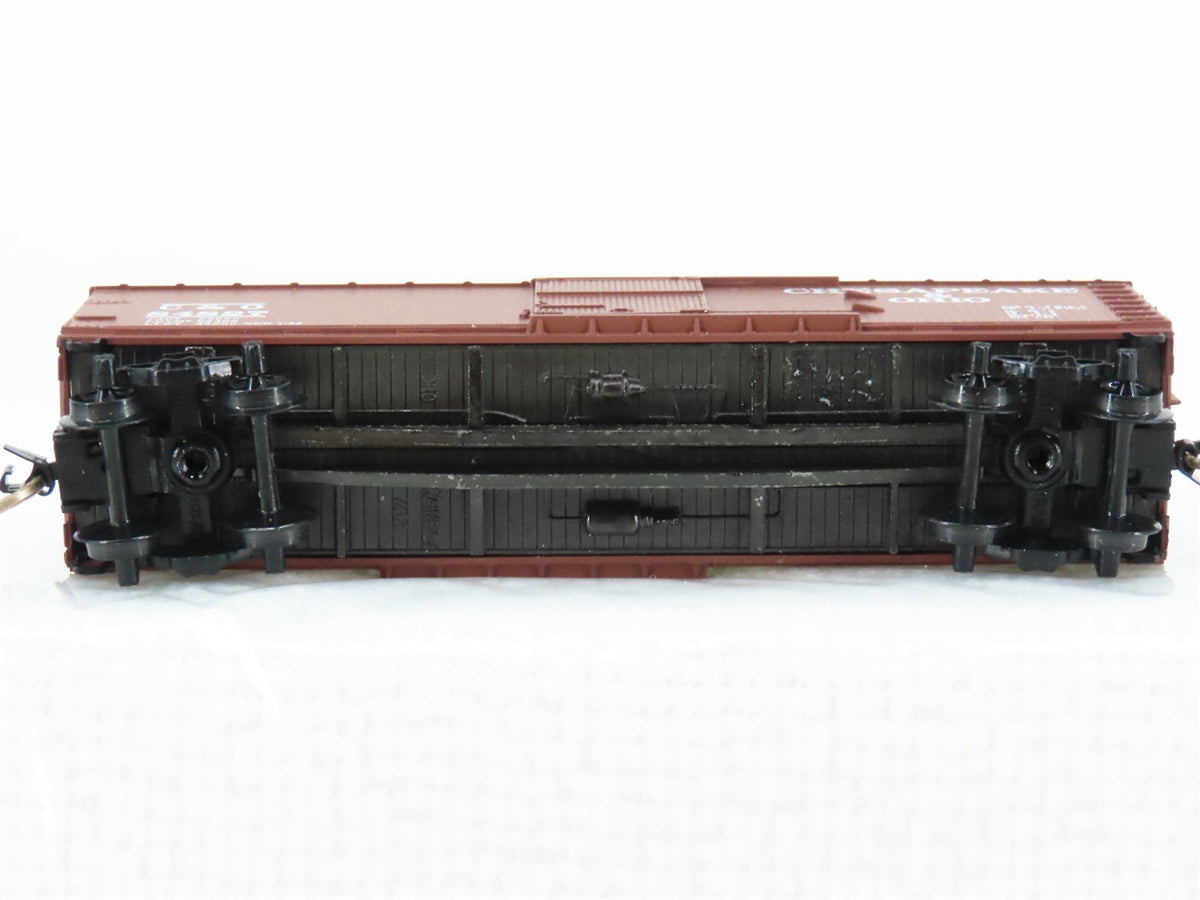 N Scale Micro-Trains MTL 39170 C&amp;O Chesapeake &amp; Ohio 40&#39; Wood Boxcar #84827