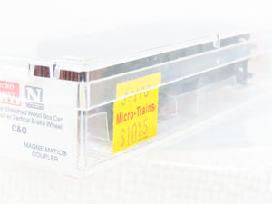N Scale Micro-Trains MTL 39170 C&O Chesapeake & Ohio 40' Wood Boxcar #84827