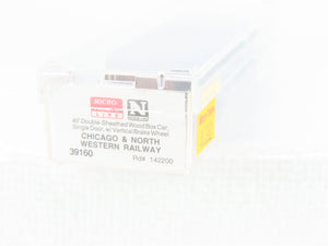 N Scale Micro-Trains MTL 39160 CNW Chicago & Northwestern 40' Boxcar #142200