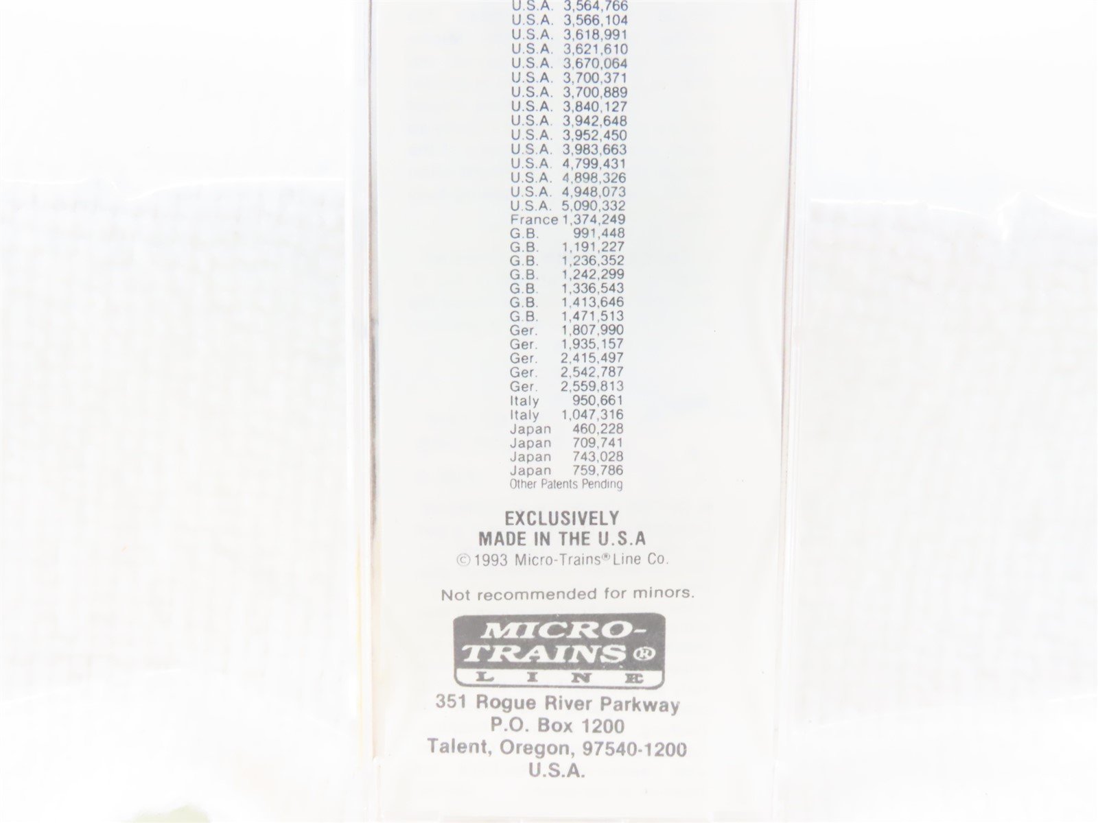 N Scale Micro-Trains MTL 39150 CofG Central of Georgia 40' Wood Boxcar #40247