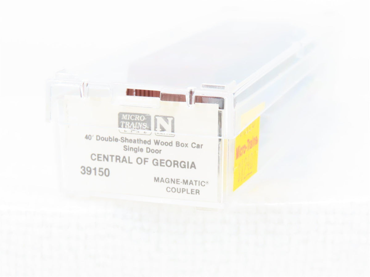 N Scale Micro-Trains MTL 39150 CofG Central of Georgia 40&#39; Wood Boxcar #40247