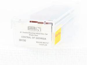 N Scale Micro-Trains MTL 39150 CofG Central of Georgia 40' Wood Boxcar #40247