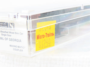 N Scale Micro-Trains MTL 39150 CofG Central of Georgia 40' Wood Boxcar #40247
