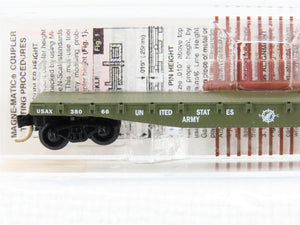 N Scale Micro-Trains MTL 45180 USAX US Army 50' Fishbelly Flatcar #38066