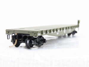 N Scale Micro-Trains MTL 45180 USAX US Army 50' Fishbelly Flatcar #38066