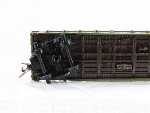 N Scale Micro-Trains MTL 45180 USAX US Army 50' Fishbelly Flatcar #38066
