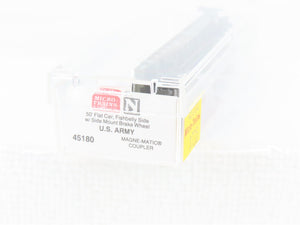 N Scale Micro-Trains MTL 45180 USAX US Army 50' Fishbelly Flatcar #38066