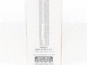 N Micro-Trains MTL 45010 ICG Illinois Central Gulf 50' Fishbelly Flatcar #60615
