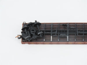 N Scale Micro-Trains MTL 44090 CB&Q Burlington Route 50' Flat Car #93361