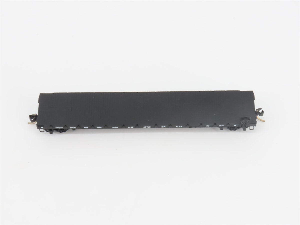 N Scale Micro-Trains MTL 44080 SP&amp;S Spokane Portland &amp; Seattle Flat Car #34034