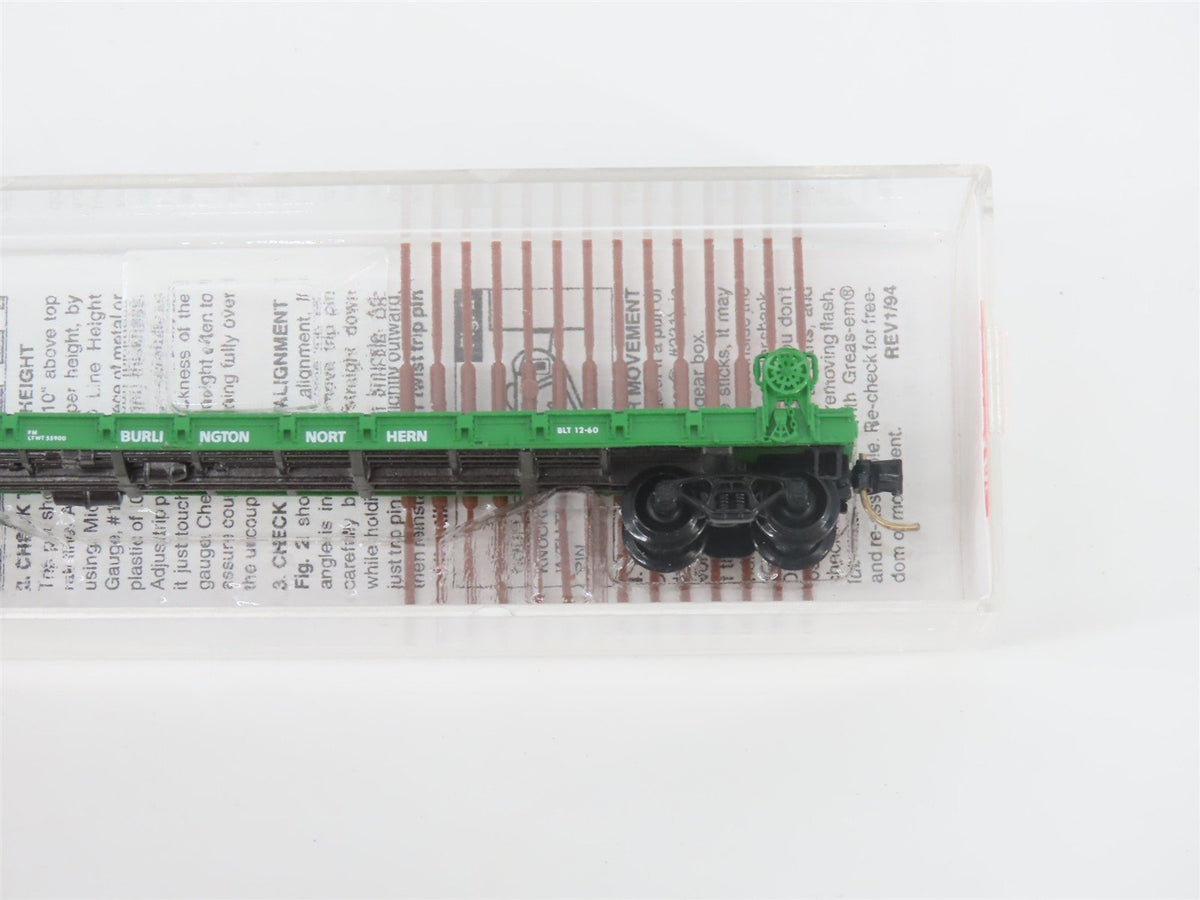 N Scale Micro-Trains MTL 44070 BN Burlington Northern 50&#39; Flat Car #602626