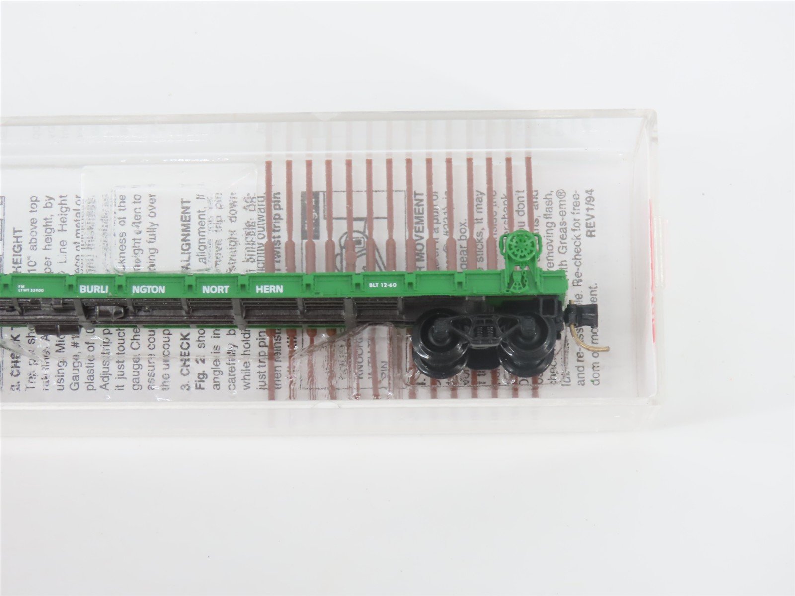 N Scale Micro-Trains MTL 44070 BN Burlington Northern 50' Flat Car #602626