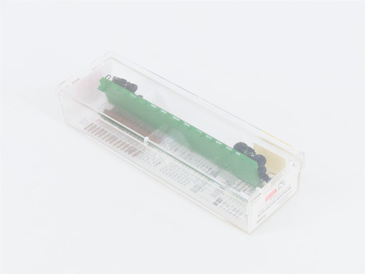 N Scale Micro-Trains MTL 44070 BN Burlington Northern 50&#39; Flat Car #602626