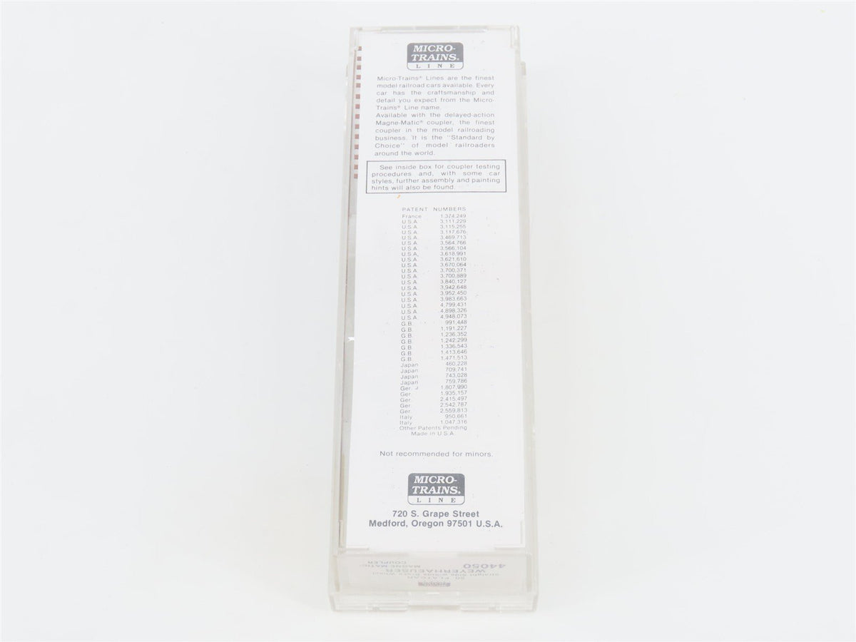 N Scale Micro-Trains MTL 44050 WTCX Weyerhaeuser 50&#39; Flat Car #44056