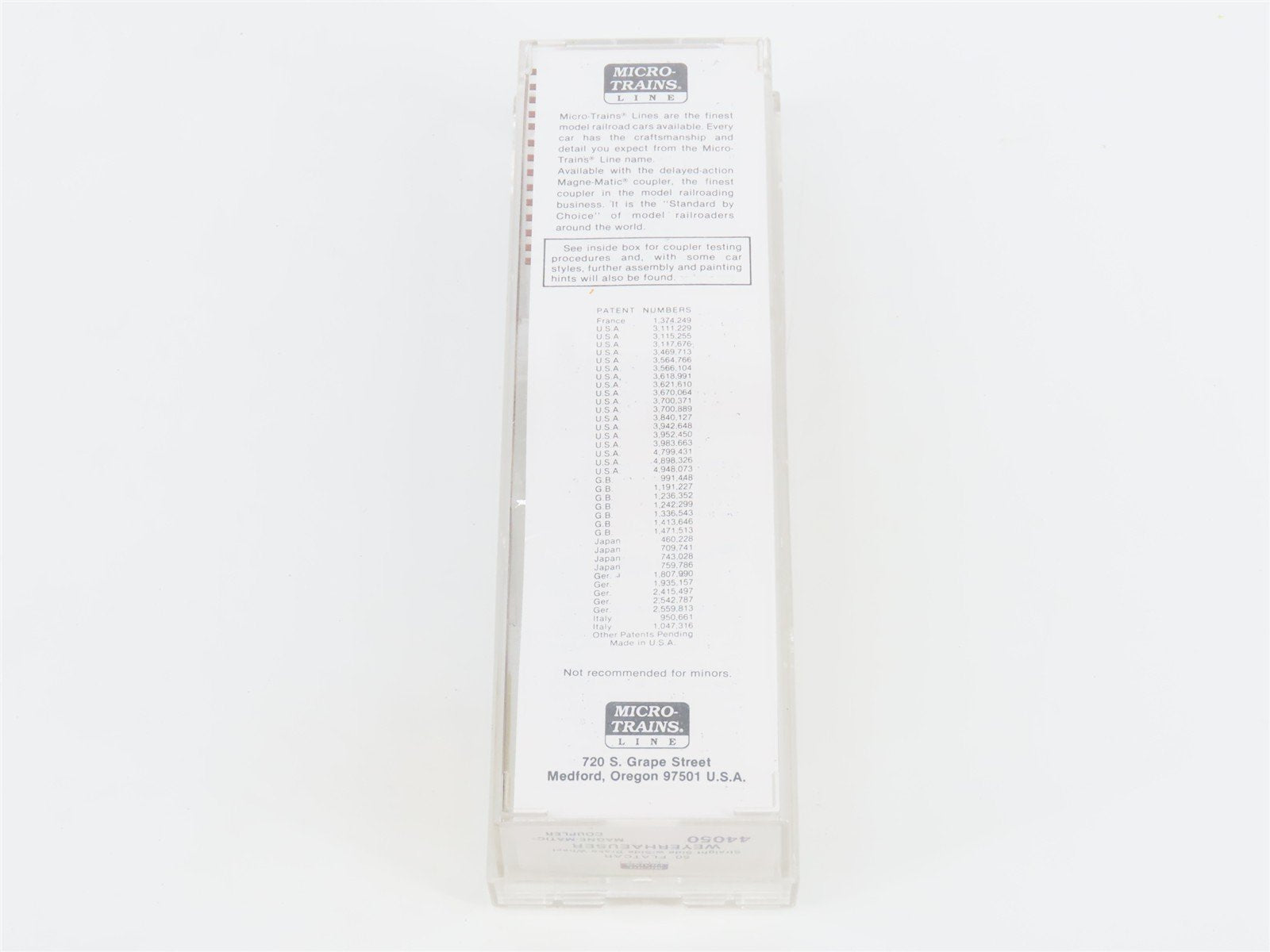 N Scale Micro-Trains MTL 44050 WTCX Weyerhaeuser 50' Flat Car #44056