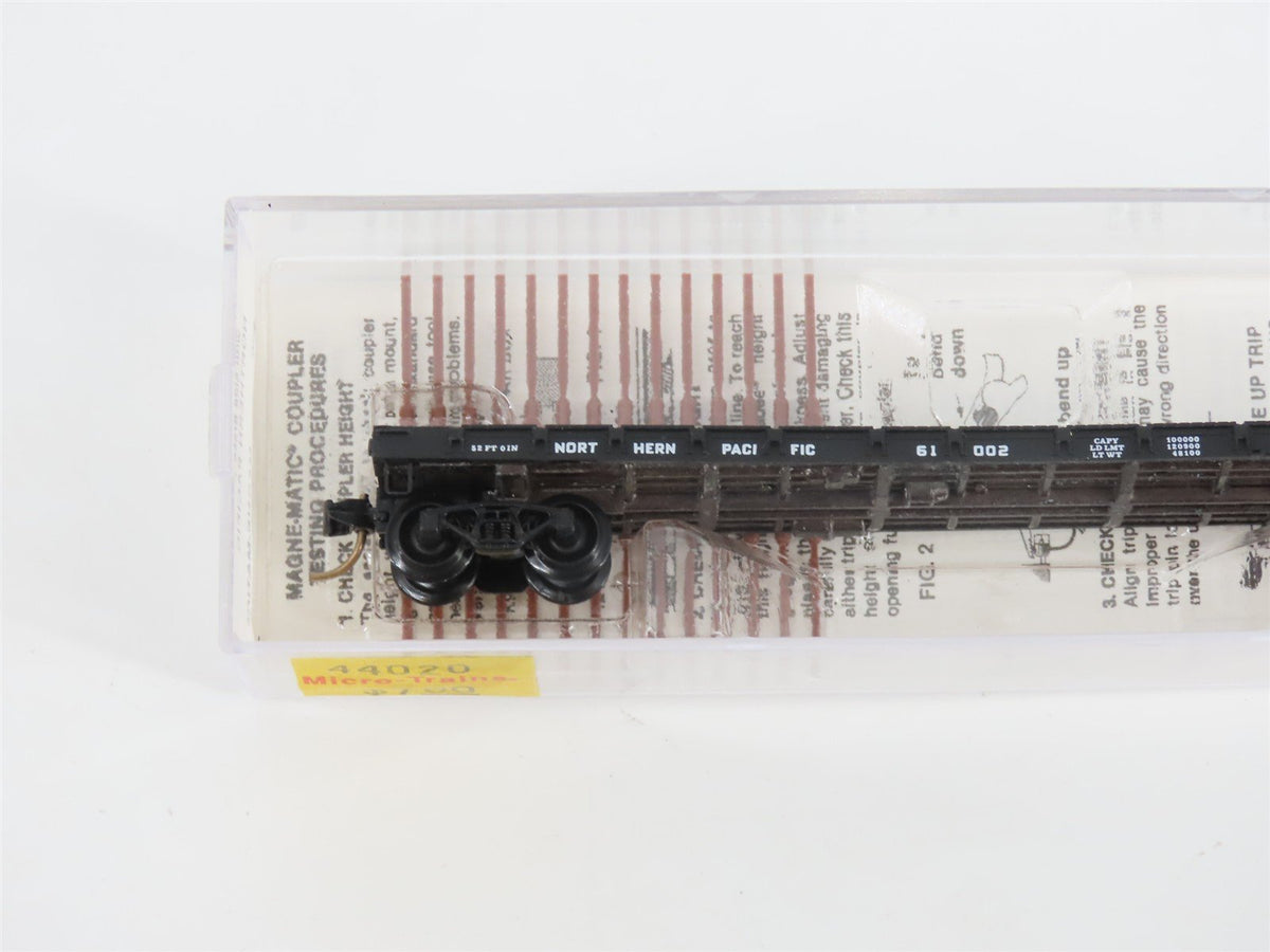 N Scale Kadee Micro-Trains MTL 44020 NP Northern Pacific 50&#39; Flat Car #61002