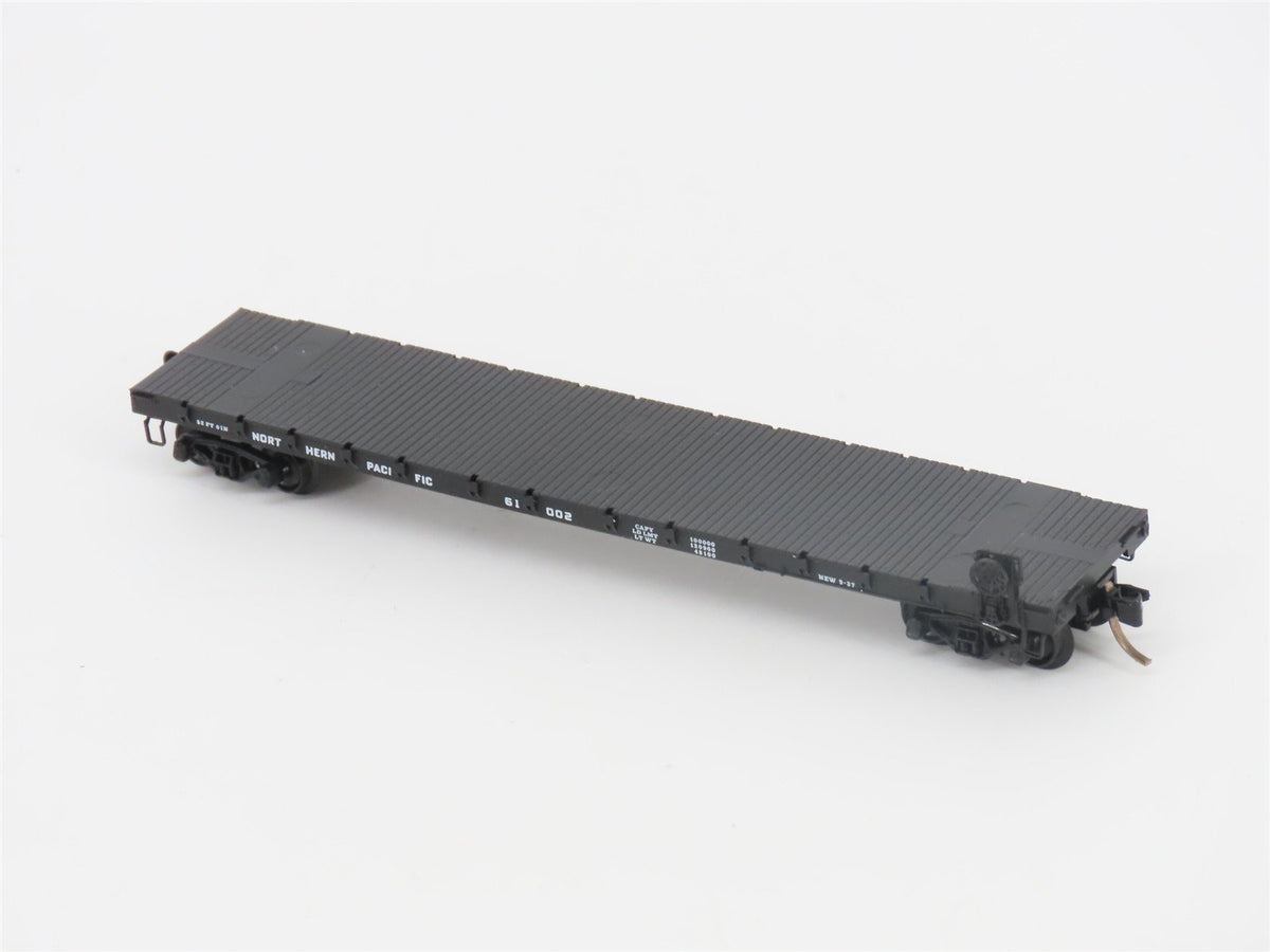 N Scale Kadee Micro-Trains MTL 44020 NP Northern Pacific 50&#39; Flat Car #61002