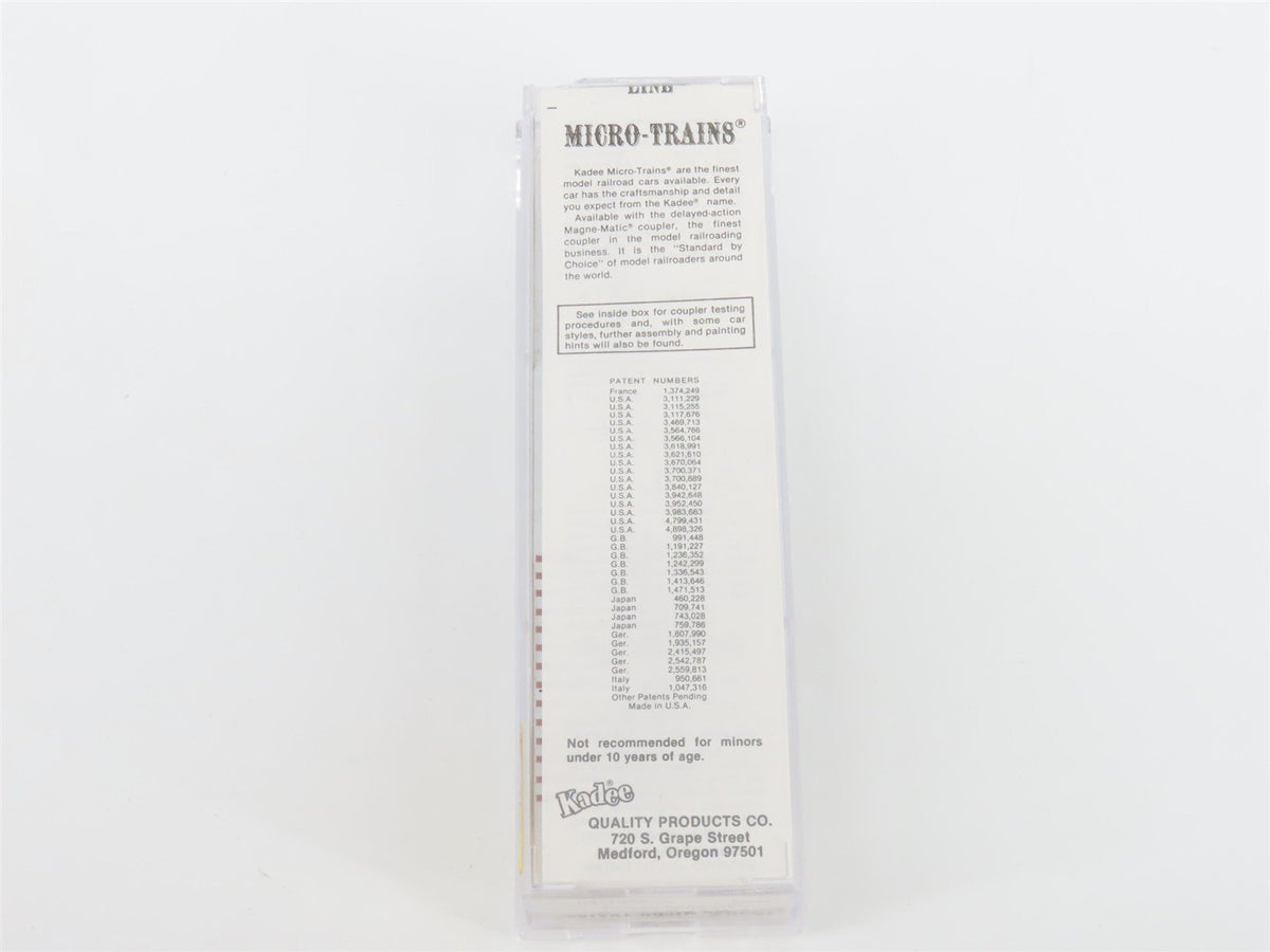 N Scale Kadee Micro-Trains MTL 44020 NP Northern Pacific 50&#39; Flat Car #61002