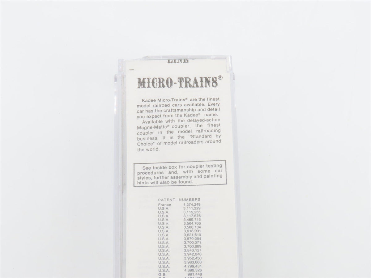N Scale Kadee Micro-Trains MTL 44020 NP Northern Pacific 50&#39; Flat Car #61002