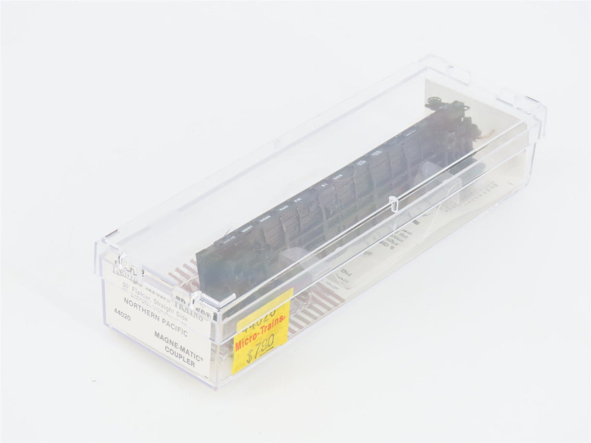 N Scale Kadee Micro-Trains MTL 44020 NP Northern Pacific 50&#39; Flat Car #61002