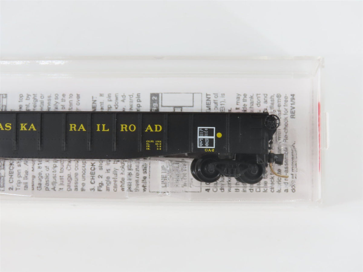 N Scale Micro-Trains MTL 46340 ARR Alaska Railroad 50&#39; Gondola #13843