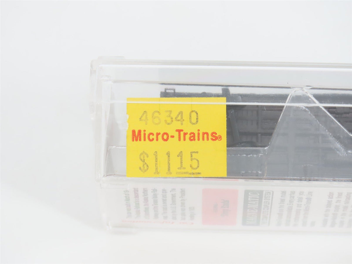 N Scale Micro-Trains MTL 46340 ARR Alaska Railroad 50&#39; Gondola #13843