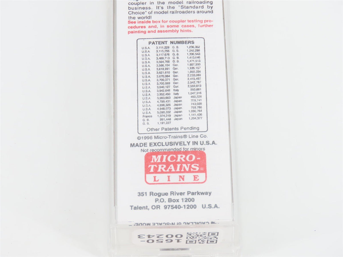 N Scale Micro-Trains MTL 46340 ARR Alaska Railroad 50&#39; Gondola #13843
