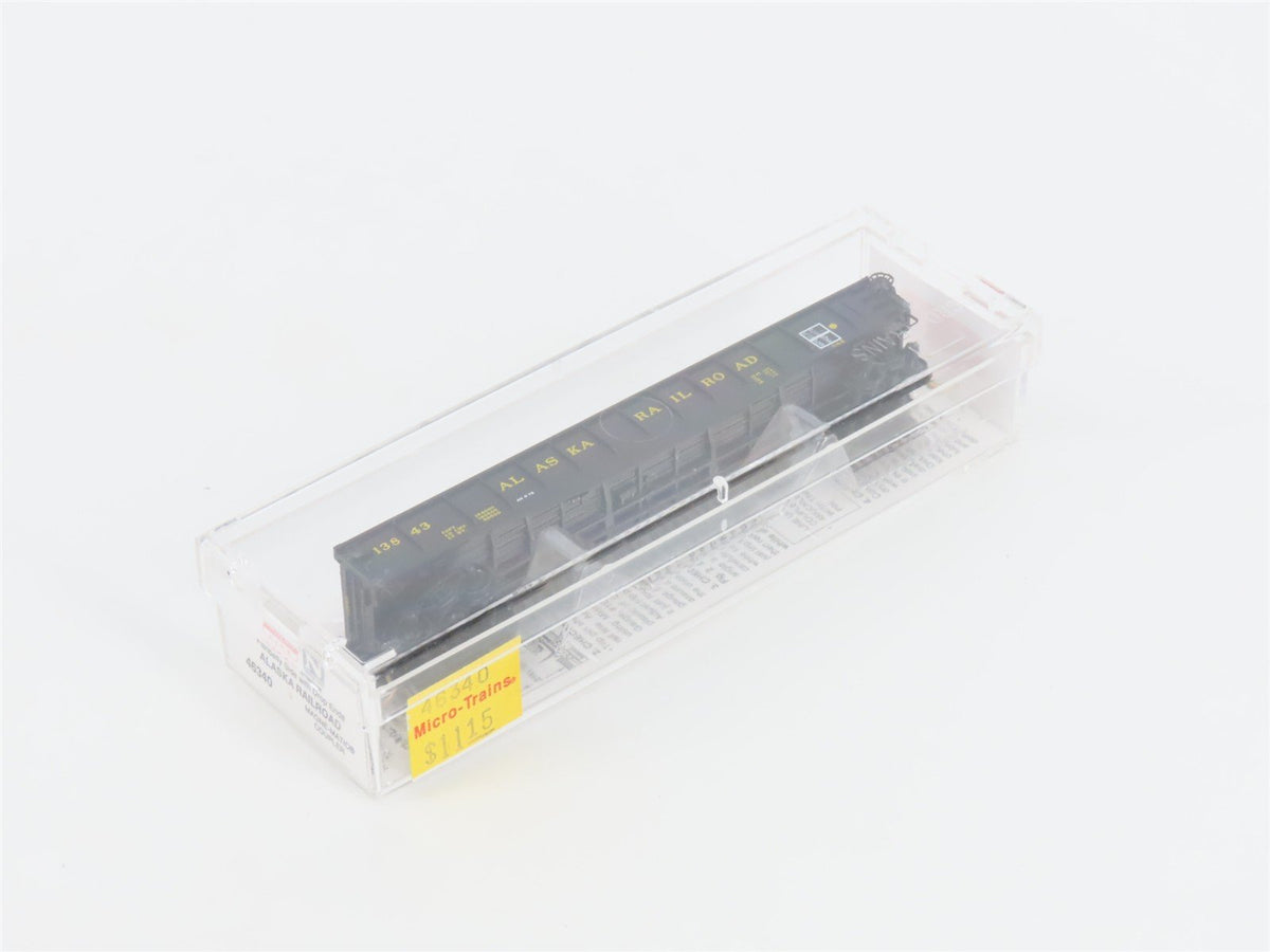 N Scale Micro-Trains MTL 46340 ARR Alaska Railroad 50&#39; Gondola #13843