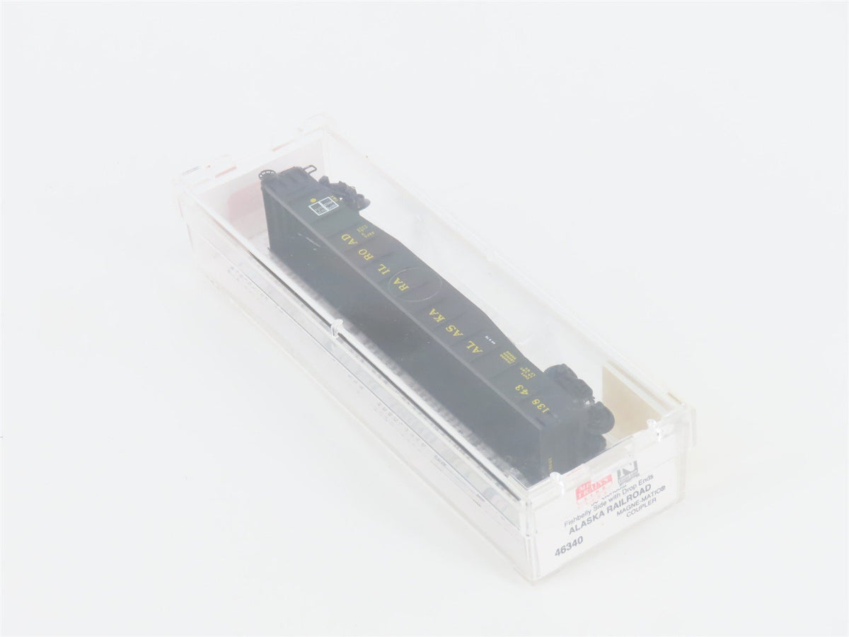 N Scale Micro-Trains MTL 46340 ARR Alaska Railroad 50&#39; Gondola #13843