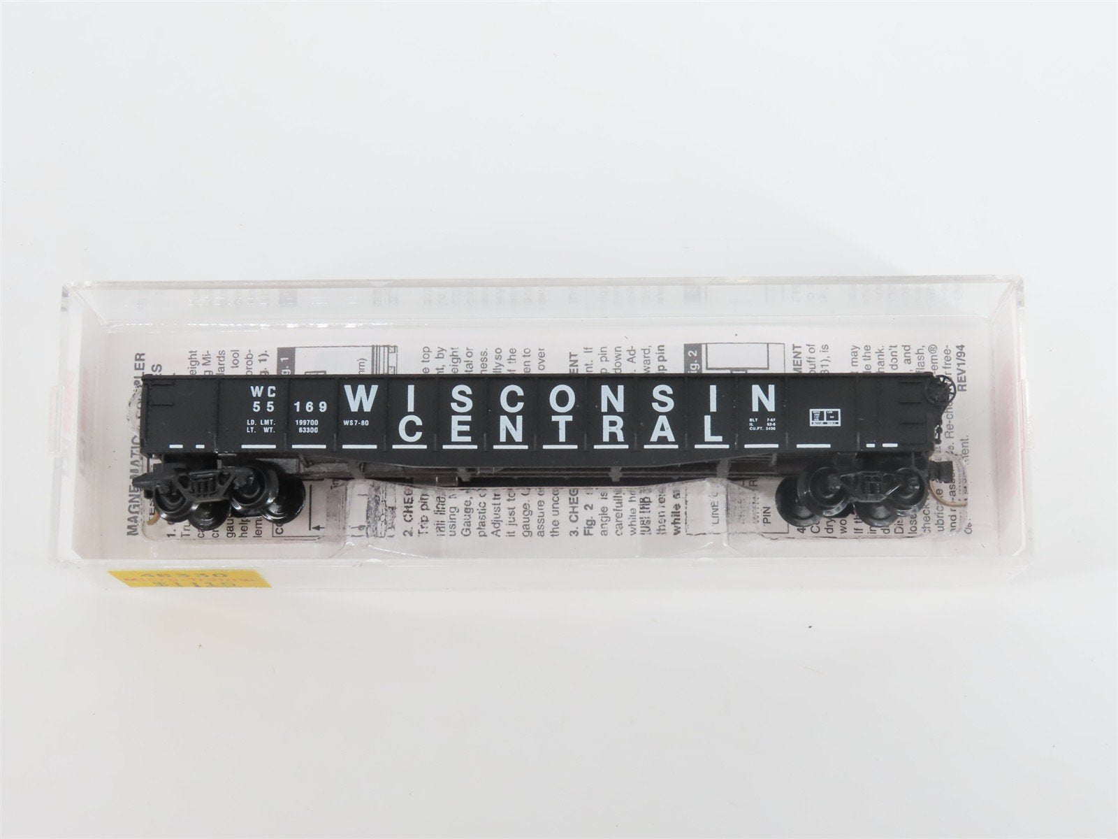 N Scale Micro-Trains MTL 46330 WC Wisconsin Central 50' Gondola #55169