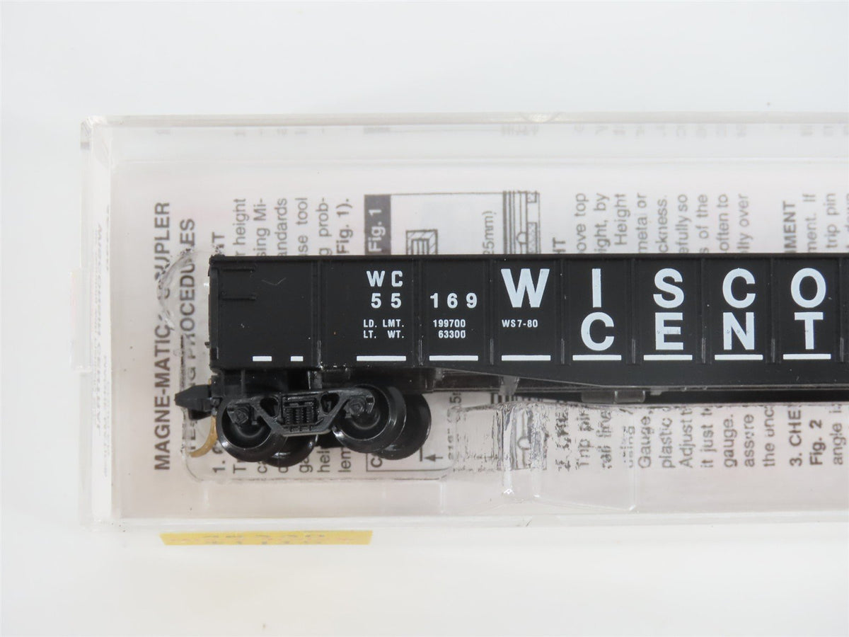 N Scale Micro-Trains MTL 46330 WC Wisconsin Central 50&#39; Gondola #55169