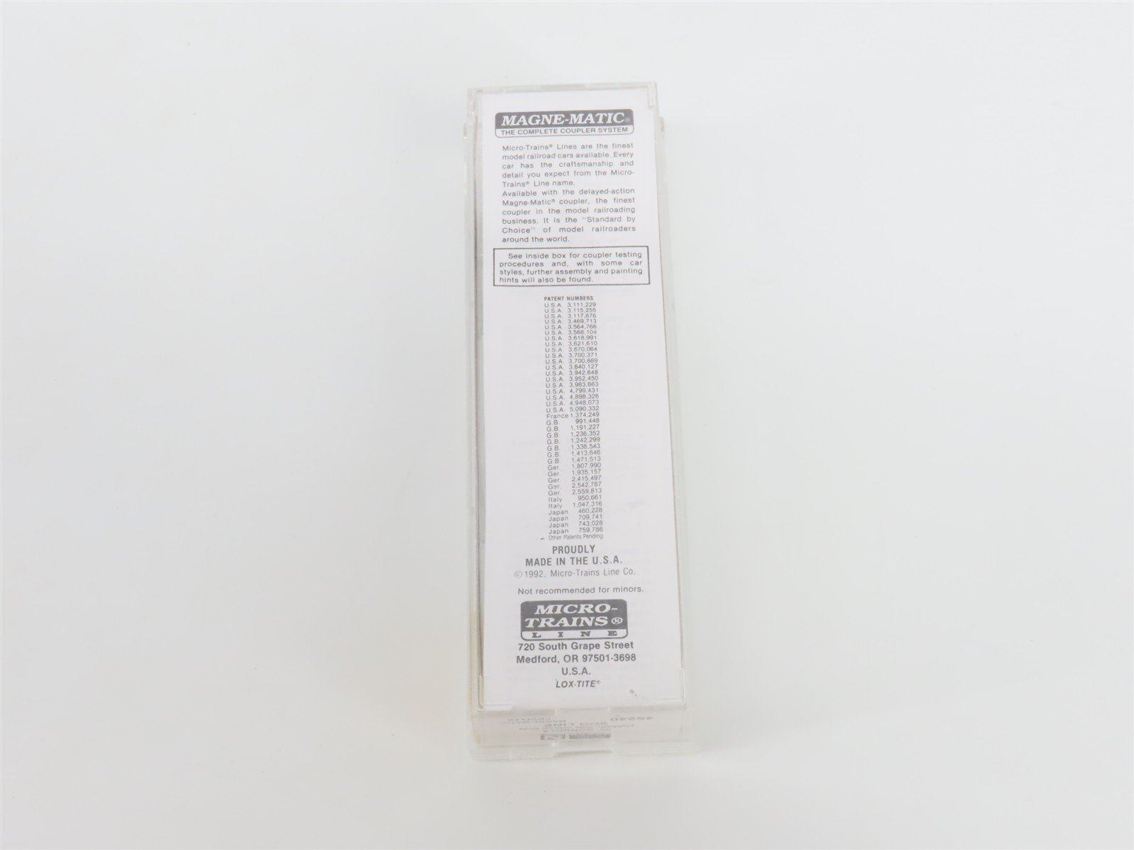 N Scale Micro-Trains MTL 46240 SOO Line 50' Open Gondola #63352