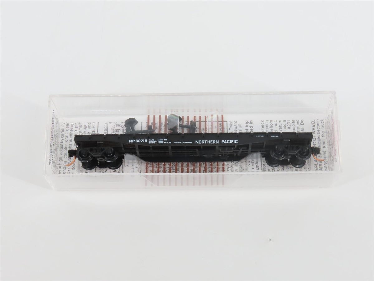 N Scale Micro-Trains MTL 45250 NP Northern Pacific 50&#39; Flat Car #62718