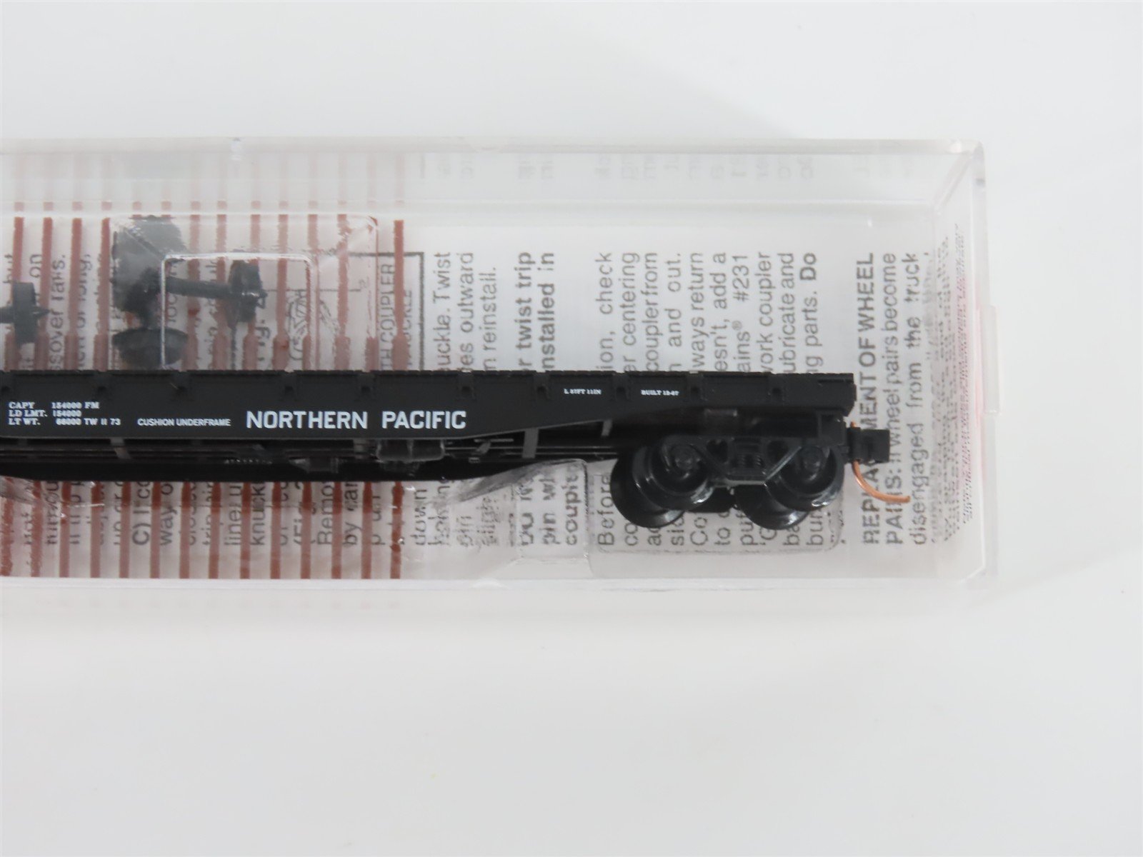 N Scale Micro-Trains MTL 45250 NP Northern Pacific 50' Flat Car #62718