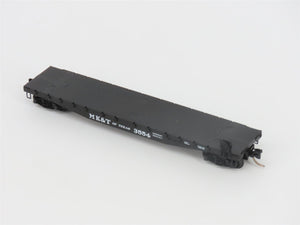 N Scale Micro-Trains MTL 45240 MK&T of Texas 50' Flat Car #3554