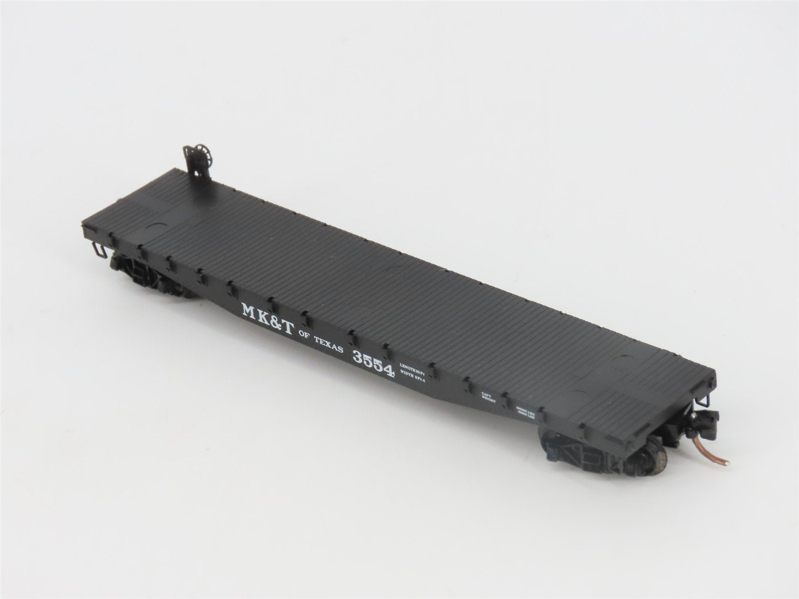N Scale Micro-Trains MTL 45240 MK&T of Texas 50' Flat Car #3554