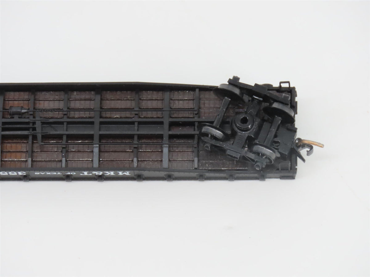 N Scale Micro-Trains MTL 45240 MK&amp;T of Texas 50&#39; Flat Car #3554
