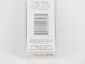 N Scale Micro-Trains MTL 45230 WP Western Pacific Railroad 50' Flat Car #1908