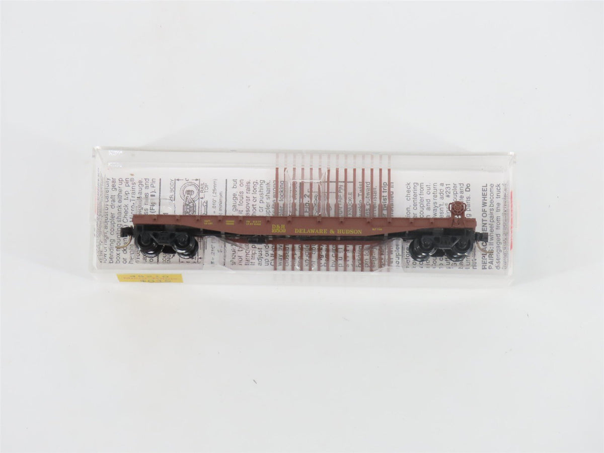 N Scale Micro-Trains MTL 45210 D&amp;H Delaware &amp; Hudson 50&#39; Flat Car #16509