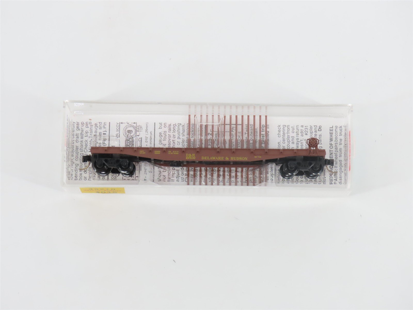 N Scale Micro-Trains MTL 45210 D&H Delaware & Hudson 50' Flat Car #16509