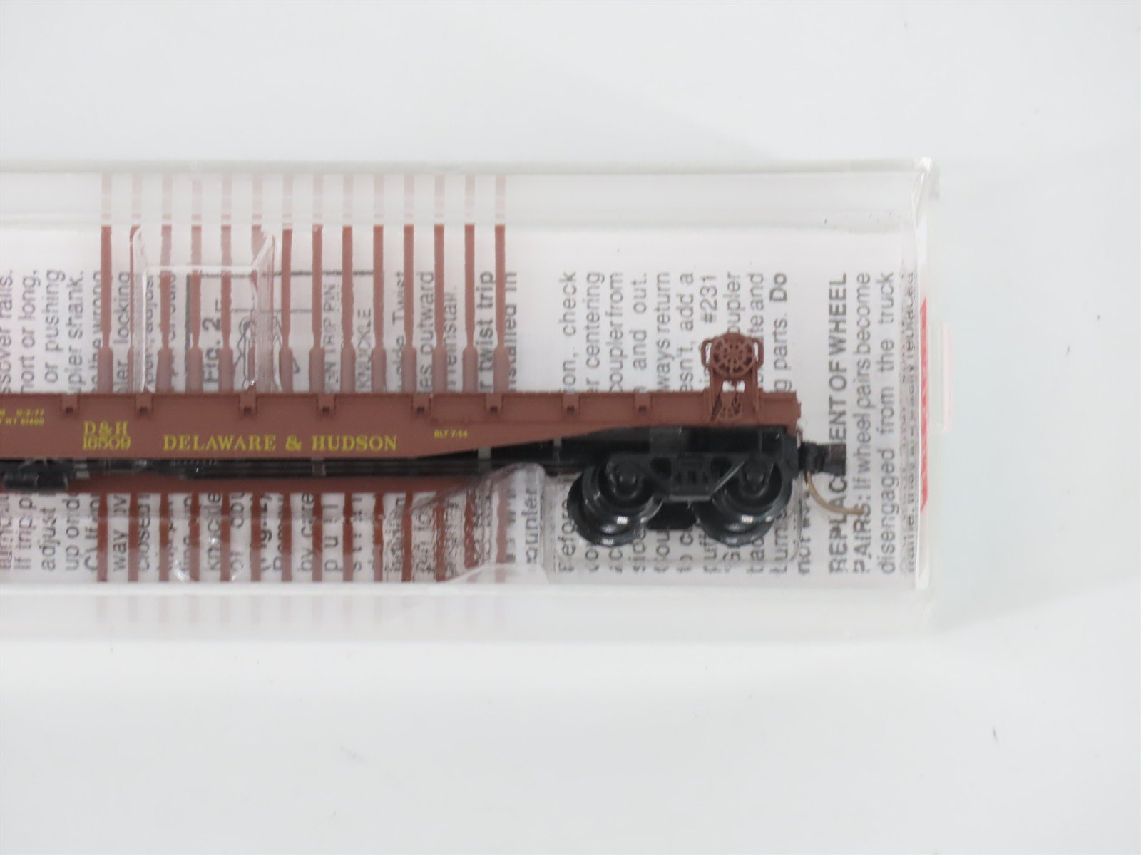 N Scale Micro-Trains MTL 45210 D&H Delaware & Hudson 50' Flat Car #16509