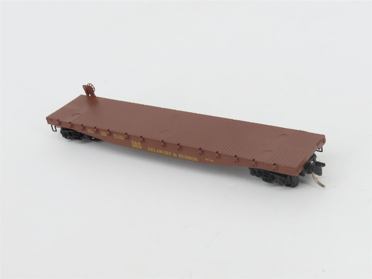 N Scale Micro-Trains MTL 45210 D&amp;H Delaware &amp; Hudson 50&#39; Flat Car #16509