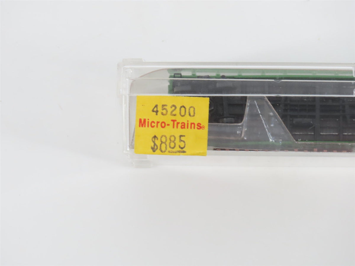 N Scale Micro-Trains MTL 45200 BN Burlington Northern 50&#39; Flat Car #612765