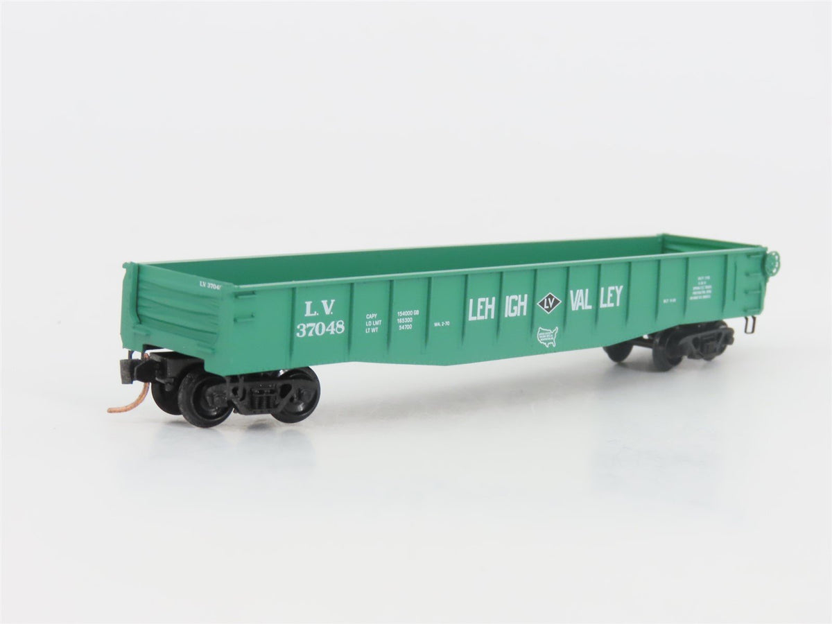 N Scale Micro-Trains MTL 46380 LV Lehigh Valley Railroad 50&#39; Gondola #37048